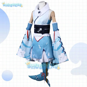 Hololive Vtuber Cosplay Costume New Year Kimono for Women Girls Men Adult Anime Outfit Halloween