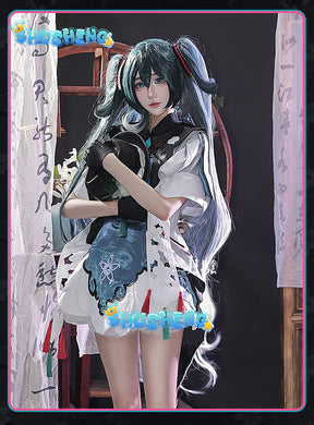 Miku Jasmine Chinoiserie Cheongsam Outfits Anime Cosplay Costumes