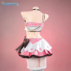 Game Azur Lane USS Laffey Cosplay Costume Halloween Carnival New Pink Song Dress Accessories Props Wig Uniform Women's Sweet Set