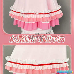 Anime Yosuga No Sora Kasugano Sora Cosplay Costume Girl Sweet Lolita Dress Pajamas Summer Nightgown Ruffle Nightwear Clothes