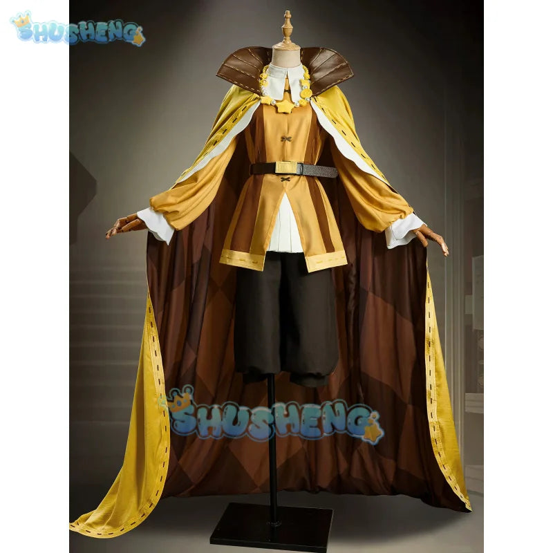 Identity V Andrew Kreiss Grave Keeper Linkage Cosplay Costume Fashion Uniform Cloak Game Suit Halloween Party Outfit Men