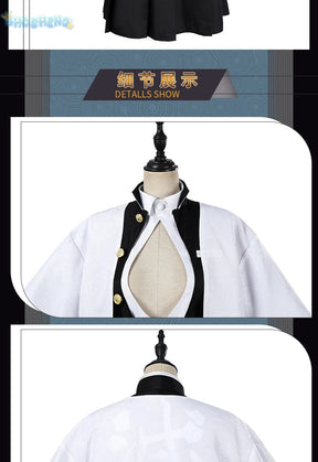 Anime Demon Slayer Kochou Kanae Tokitou Muichirou Kanroji Mitsuri Cosplay Costume Halloween Carnival man Woman Full Set uniform