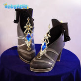 Game Cosplay Series:Genshin Impact-Navia Caspar Cosplay Costume Shoes Wig full set Shushengcos