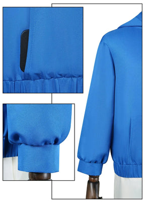 Anime Sakamoto Days Shin Asakura Cosplay Costume Blue Sweatshirt Assassin Halloween Party Women Men Props Accessory