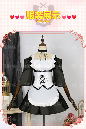 Maid sama Misaki Ayuzawa Cosplay Costume Maid Dress Anime Roleplay Uniform Halloween Party Carnival Uniform COSFun