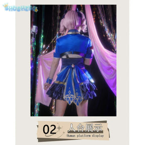 Diamond Dust Hina Rin Nana Ai Cosplay GIRLS BAND CRY gbc hina Costume Halloween Party Fashion Dress Wig Props Uniform Woman Set