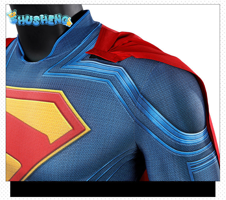 SuperMan Cosplay 3D Printed Zentai Bodysuit Superman Clark Kent Spandex Outfit Cosplay Halloween Costume