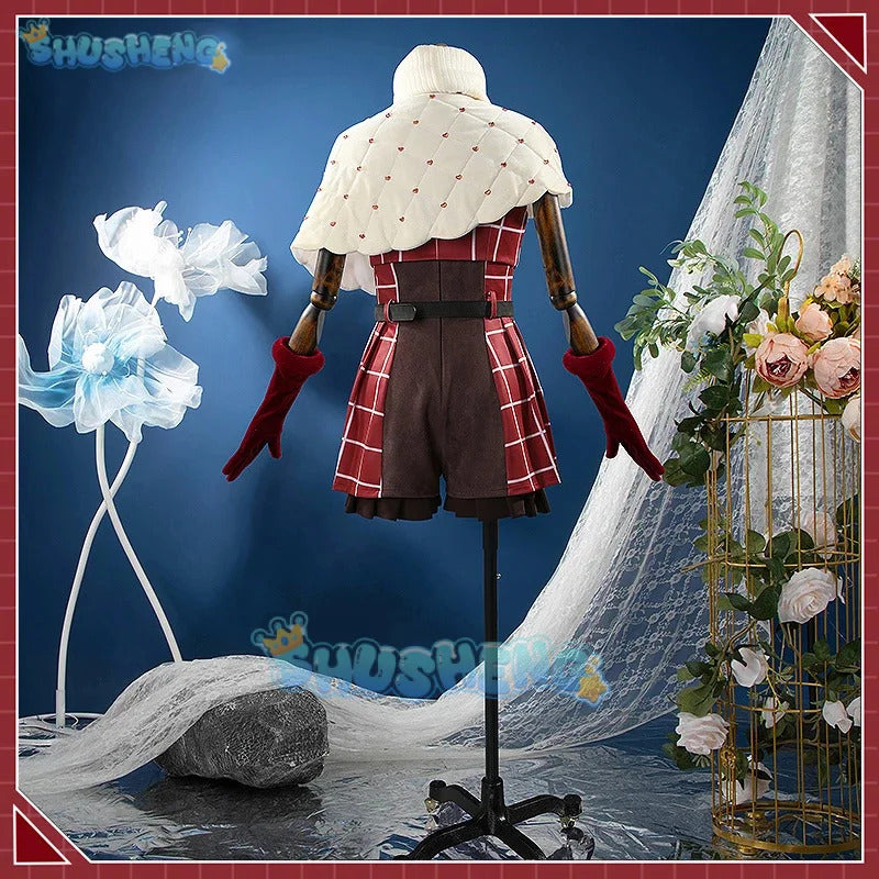 Shusheng Vtuber Nijisanji Uduki Kohh MV Game Suit Lovely Uniform Cosplay Costume Halloween Carnival Party Role Play Outfit