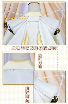 Hinamori Amu Shugo Chara Cosplay Transform into battle suit Costume Halloween Carnival Sweet Dress Prop and Accessory wig Set