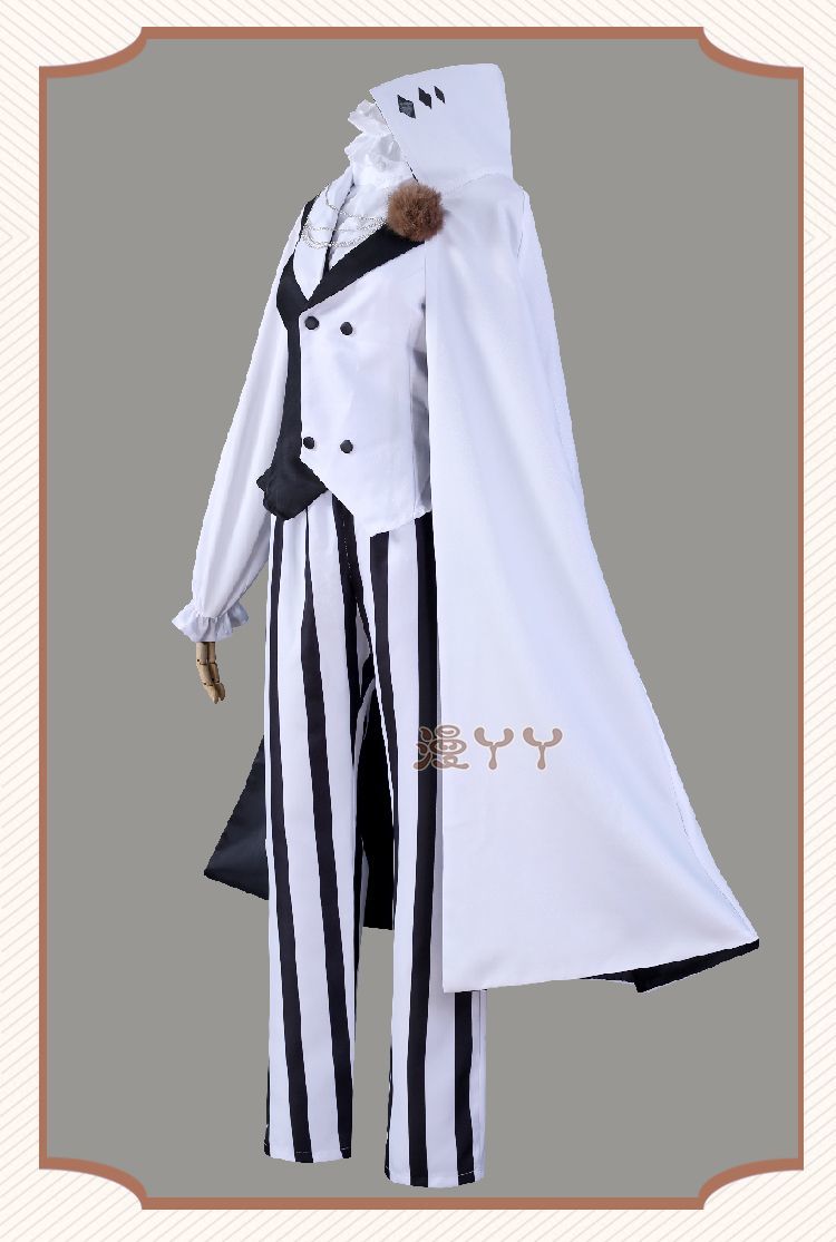 Nikolai Gogol Cosplay Costume Anime Bungou BSD Season 4 Nikolai Cosplay Cloak Cape Uniform Suit Halloween