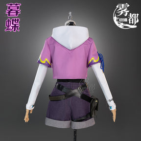 Clove Cosplay Game Clove Immortal Costume Gradient Wigs Clove Headwear Earring Necklace Accessory Prop Anime Role-play Suit