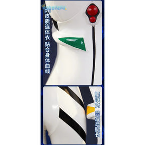 Ayanami Rei EVA Cosplay Anime EVA Carnival party costume sexy one-piece bodysuit headwear hand jewelry shoulder armor Woman set