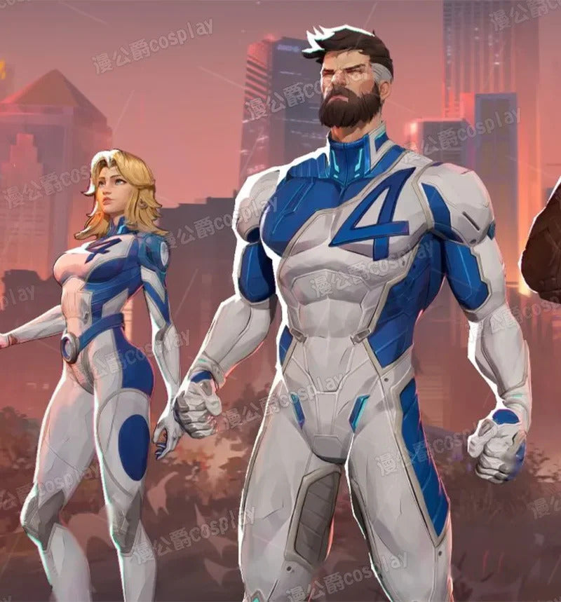 Mister Fantastic‌ Cosplay Costume Reed Richards Uniform Halloween Carnival Party Christmas Play Role Clothes Clothing for Men
