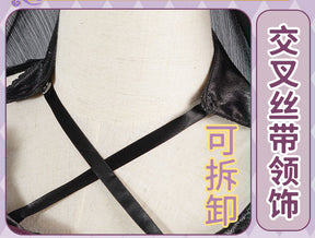 Akemi Homura Black Dress Anime Puella Magi Madoka Magica Cosplay Costume Lolita Dress Party Suit Halloween Uniform