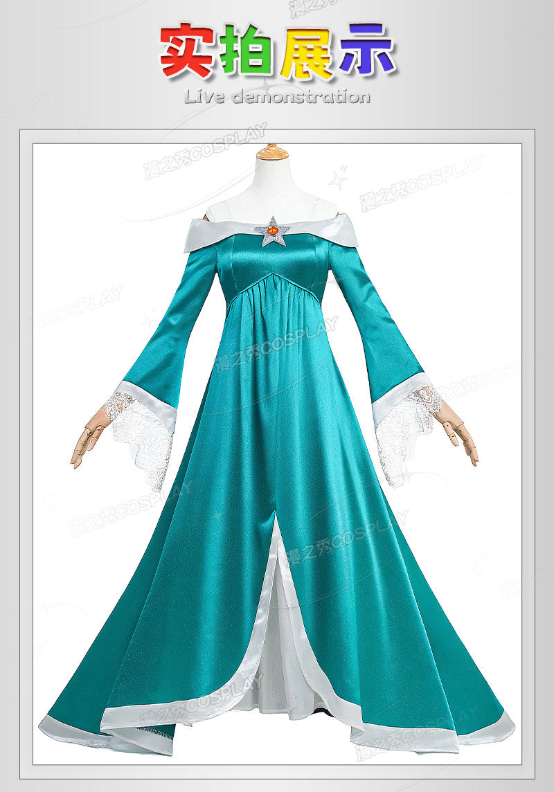 Shusheng-R The Super Mario Bros. Movie Rosalina Princess Dress Cosplay Costume CUSTOMIZED