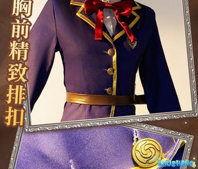Game Identity V Doctor Emily Dyer Ivory Tower Cosplay Costume  Women Dress Anime Outfit Halloween Party Roleplay Fullset