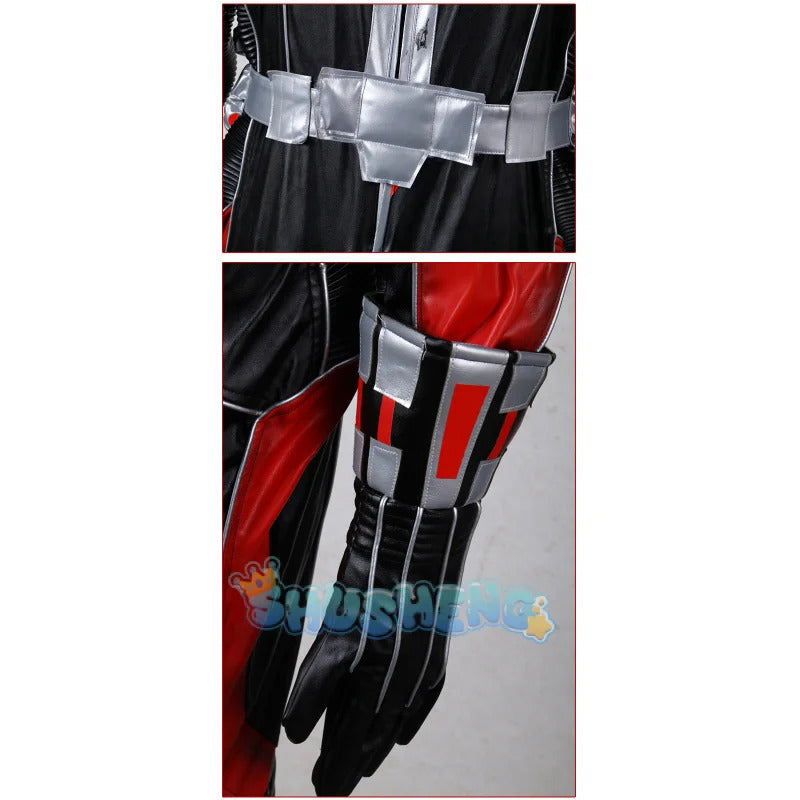 Ant Man Cosplay Scott Lang Costume Jumpsuit, helmet, gloves accessory Halloween party men's Fantasy combat suit set XS-XXXL