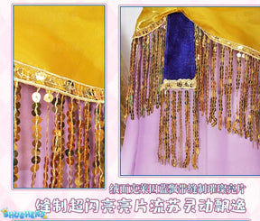 Anime Shugo Chara! Cosplay Tsukiyomi Utau Cosplay Doujin Costume Wig Women Tsukiyomi Utau Cosplay Dancer Sexy Dress