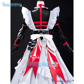 Zenless Zone Zero Alexandrina Sebastiane Rina Cosplay Costume Wig Maid Dress Uniform Victoria Housekeeping Halloween Party Women