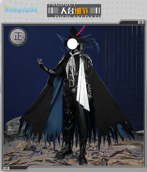 Shusheng Arknights Ulpianus Cape Hat Cosplay Costume Cos Game Anime Party Uniform Hallowen Play Role Clothes Clothing