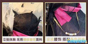 Anime Kurumi Cosplay Game Naraka: Bladepoint Costume HuTao Pink Dress Outfit Suit Halloween Party Role Play Prop for Woman
