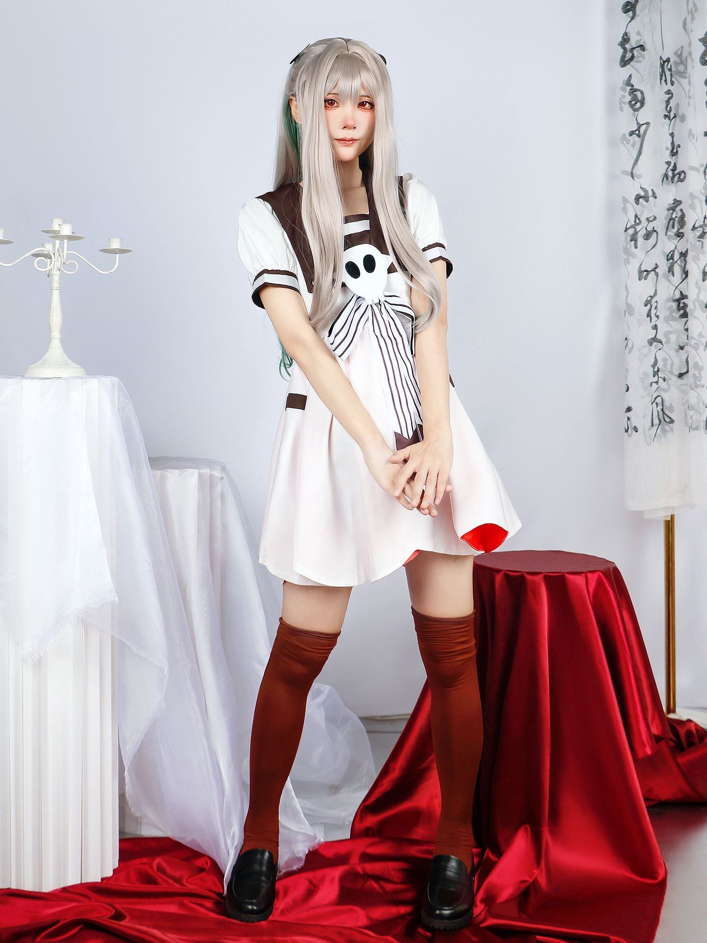 Yashiro Nene Cosplay Costumes Toilet-bound Hanako-Kun Anime Halloween Celebration Women Dress Lolita -Daywear