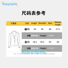 Shusheng Love And Deepspace Heroine Cosplay Costume Suit School Uniform Coat Halloween Carnival Party for Women
