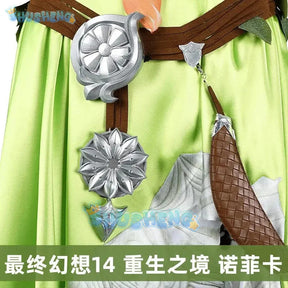 Shusheng Final Fantasy XIV:A Realm Reborn Nophica Cosplay Costume Dress Uniform Hallowen Carnival Part Play Role Clothing