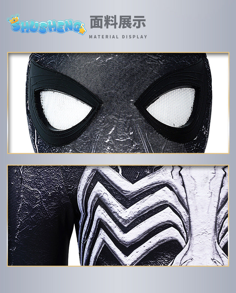 PS5 Spider Man Venom Suit Cosplay Costume Superhero Jumpsuit Comic-con Carnival Masquerade Party Props Bodysuit X-mas Gift Adult