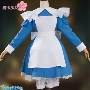 Cardcaptor Sakura Anime Cos KINOMOTO SAKURA Cosplay Costume Halloween Uniform Custom Size