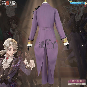 Composer Frederick Kreiburg Cosplay Costume Identity V Game Suit Uniform Cosplay Costume Halloween Party Role Play Outfit Men