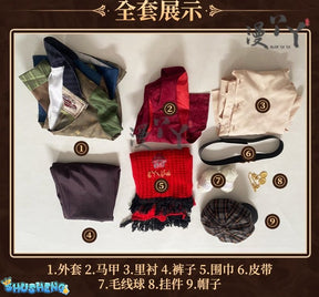 Identity ⅤFactory owner Cosplay Leo Beck Costume Halloween Carnival Party Christmas Play Role Clothes Clothing