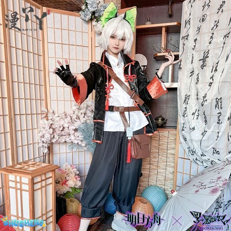 Arknights Luo Xiaohei Chinese Style Cosplay Costume Anime Game Party Uniform Halloween Play Role Chinese Culture Theme