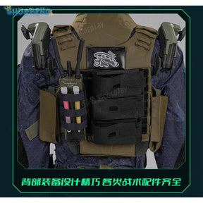 Game Delta Force: Hawk Ops Long Wei Cosplay Costume Halloween high-quality men women combat uniforms prop gloves accessories set