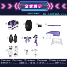 Xiao Qiao Costumes Witch Set Game Honor of Kings Cosplay Full Suits Halloween Costumes for Adults Anime Fancy Party Dress