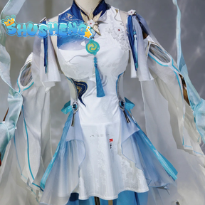 Qingxiao Cosplay Costume Game Cosplay Series: Wuthering Waves New character Qingxiao Cosplay elegant Costume full set