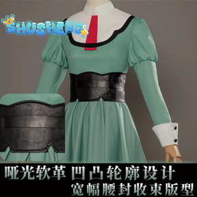 Sapphire cosplay Costume Anime Ribbon Knight Sapphire Princess Cosplay Green version high quality Costume full set