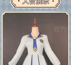 Aikatsu Stars! Costume Nijino Yume Cosplay Dresses School Idol Yume Wigs Headwear Halloween Carnival Schoolgirl Uniform Dress