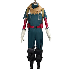 Latest styles My Hero Izuku Academy Midoriya Cosplay Costume Hero Academy Deku Batting Suit Green Men Uniforms set XS-XXL