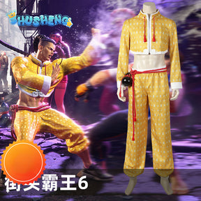 In Stock Game Street Fighter 6 Cos Jamie Cosplay Halloween Christmas Party Costume Cos Clothes Stage Performance Role Play