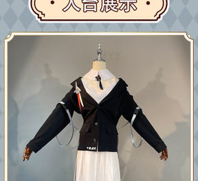 Arknights Theresa Cosplay Costume Cos Game Anime Party Uniform Hallowen Play Role Clothes New Full Set