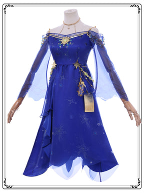 Game Identity V Cosplay Ada Mesmer Costume Purple Dress Elegant Clothes Psychologist Role Play Outfit Full Set for Women