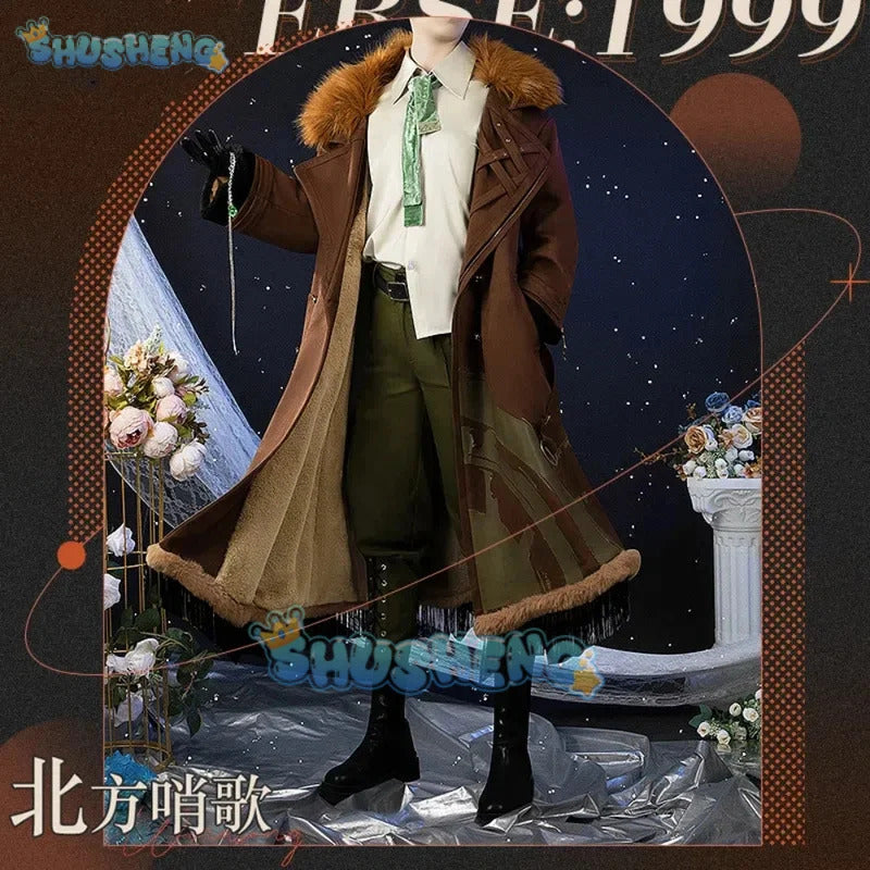 Reverse:1999 Windsong Cosplay Costume Coat shirt tie belt gloves necklace Halloween party Handsome man Woman uniform Full Set