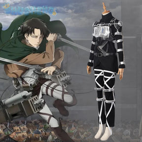 The Final Season Attack 4 Titan Cosplay Costume Anime Rivaille Mikasa AcKerman Shingeki No Kyojin Comiket party Woman Uniform