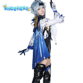 Genshin Impact Eula Cosplay Costume Adult Carnival Uniform Anime Halloween Costumes Women Game