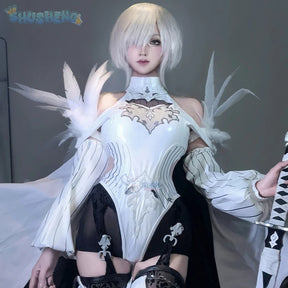 Game NieR Re[in]carnation True Dark 10H Liberation War Cosplay Costume Sexy one-piece bodysuit and accessories Halloween 10H Set