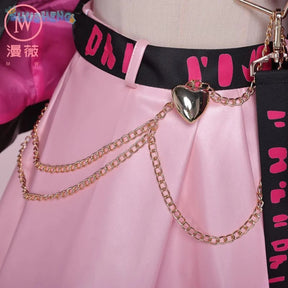 Luo Tianyi  Virtual idol Cosplay Vsinger underground rock Costume Coat dress earring prop set Halloween fashion women uniform
