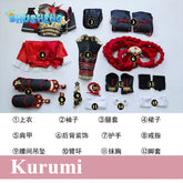 Naraka Bladepoint Kurumi Cosplay Costume Lovely Ancient Outfit for Women Halloween Party Role Play Clothing Full Set New Arrival