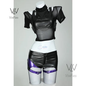 Game Tekken 8 Ling Reina  Cosplay Fantasia Costume Disguise for Adult Women Tops Shorts Outfits Halloween Carnival Party Clothes