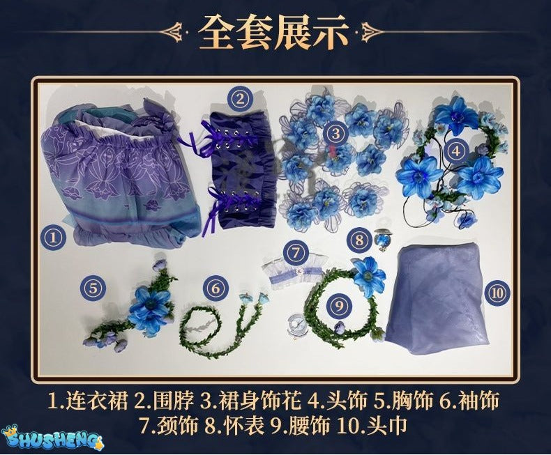 Game Identity V Entomologist Cosplay Costume Melly Plinius Cosplay Dress Fancy Party Suit Halloween Uniform Clothing Custom Made